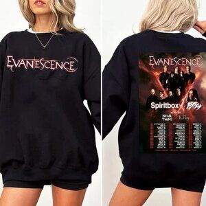 Evanescence North America Tour 2026 Shirt sweatshirt black